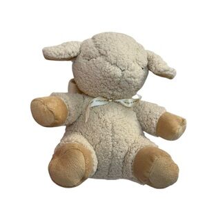 Cloud B Cream Plush Lamb with Bow